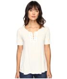 Calvin Klein Jeans - Laced-up Short Sleeve Tee