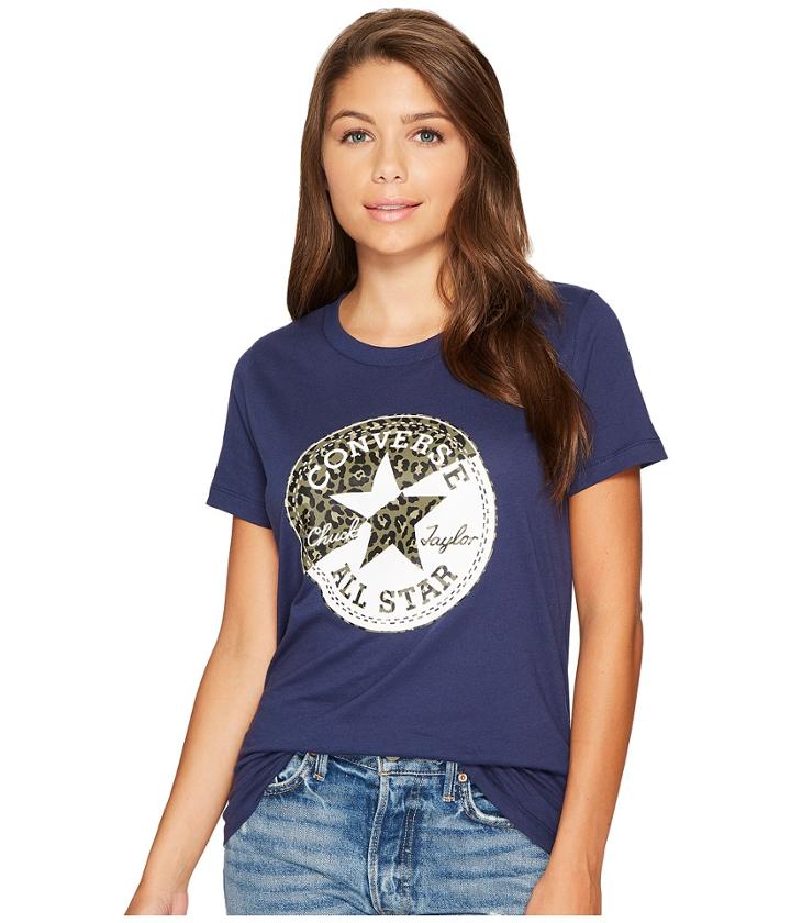 Converse - Spliced Leopard Chuck Patch Short Sleeve Crew Tee