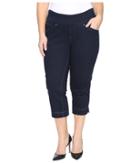 Jag Jeans Plus Size - Plus Size Marion Pull-on Crop In Comfort Denim In After Midnight