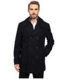 Marc New York By Andrew Marc - Cushing Pressed Wool Peacoat W/ Removable Quilted Bib