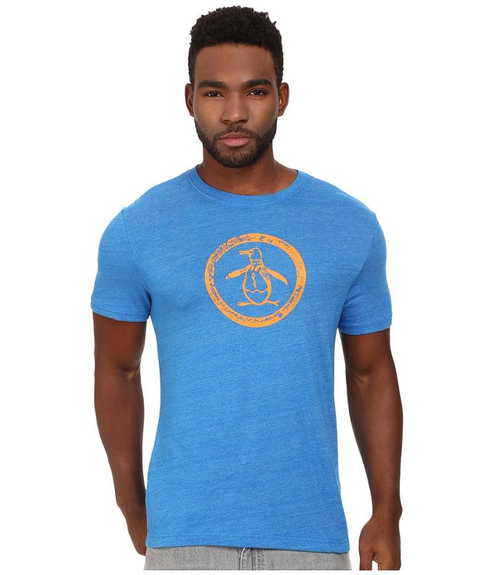 Original Penguin - Triblend Distressed Circle Logo Tee