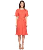 Kate Spade New York - Spice Things Up Clipped Chiffon Dress
