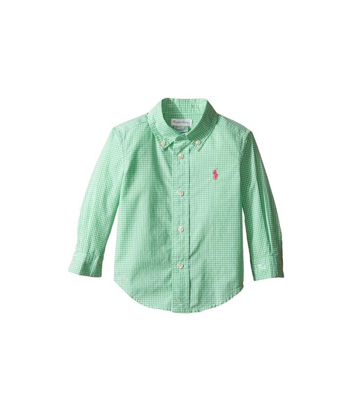 Ralph Lauren Baby - Poplin Long Sleeve Button Down Top
