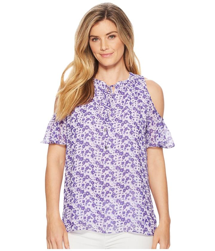 Michael Michael Kors - Carnation Cold Shoulder Top