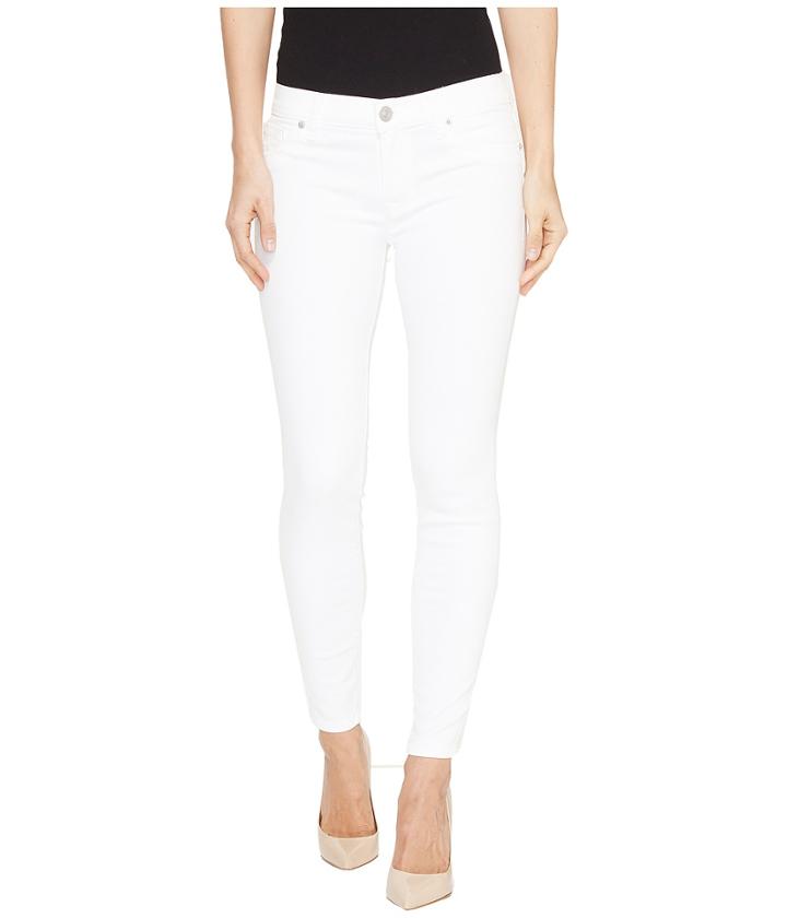 Hudson - Krista Super Skinny Crop Five-pocket Jeans In White