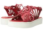 Stella Mccartney Kids - Flores Platform Sandals W/ Floral Cut-outs