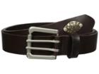 Scotch &amp; Soda - Classic Belt In Suede Quality With Metal Stud Detail