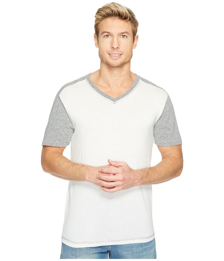Agave Denim - Darren Short Sleeve Colorblock V-neck Tee
