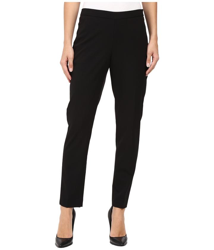 Ellen Tracy - Side Zip Tapered Leg Trousers