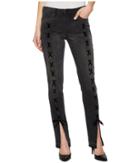 Blank Nyc - Skinny Classique With Lace-up At Front Legs In Crash Tactics