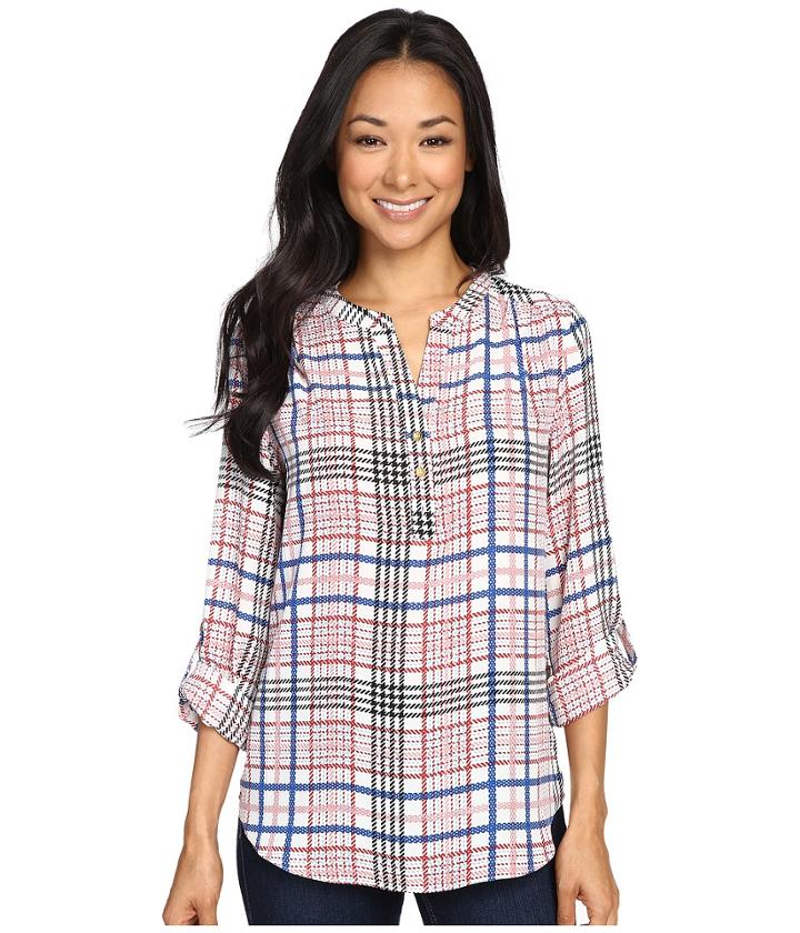 Christin Michaels - Aniseed Print Top