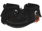 Minnetonka Concho/feather Side Zip Boot