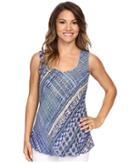 Nic+zoe - Petite Deep Blue Tank Top