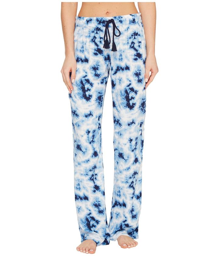 P.j. Salvage - Blue Batik Tie-dye Lounge Pants