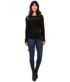 Brigitte Bailey - Simi High-low Sweater With Holes