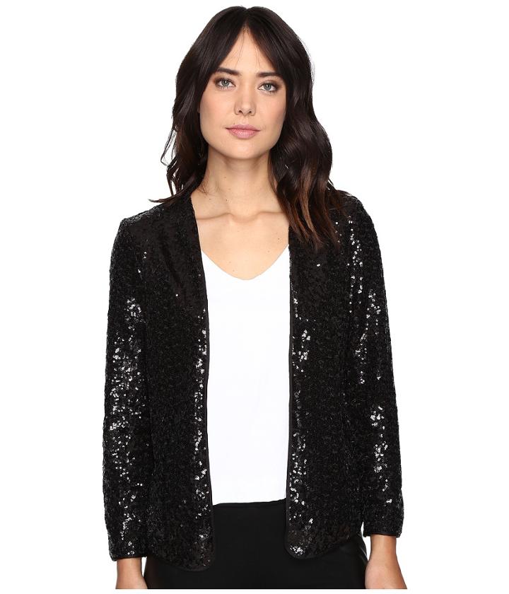 Kensie - Dense Sequin Jersey Jacket Ksdk2198