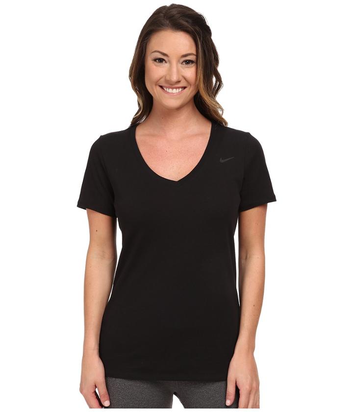 Nike - Dri-fit Cotton V-neck Short Sleeve Tee