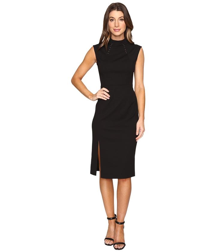Ivanka Trump - Midi Length Scuba Crepe Dress With Hardware