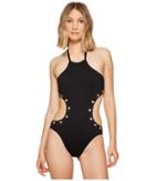 La Blanca - Eyes On You Hi-neck Monokini One-piece