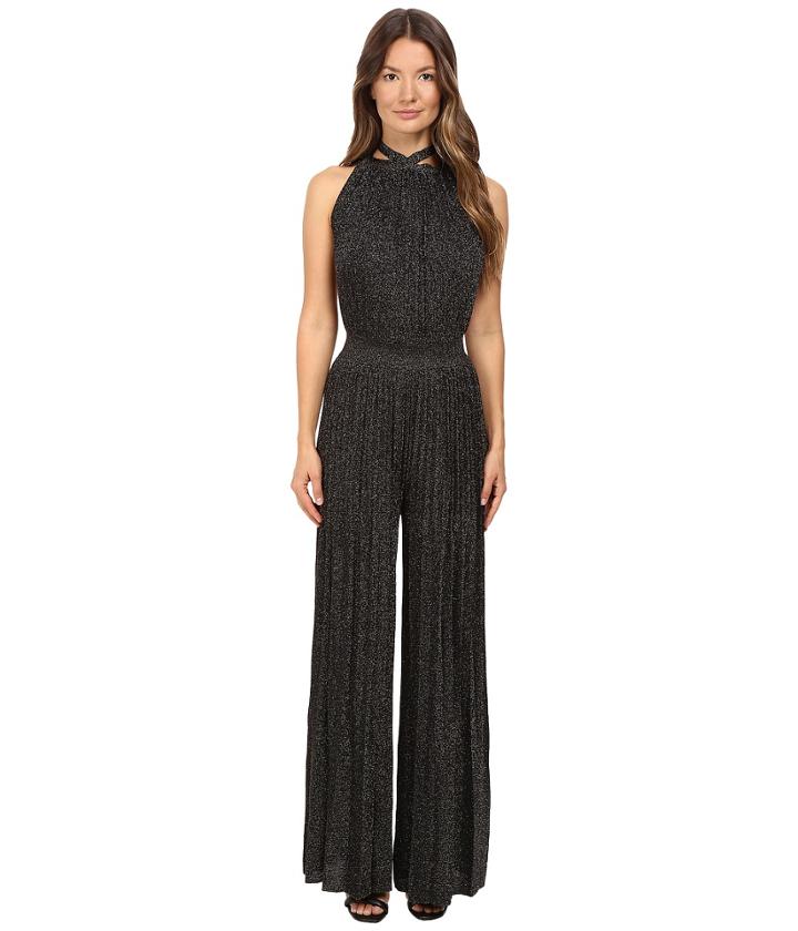 M Missoni - Lurex Plisse Jumpsuit W/ Tie