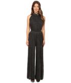 M Missoni - Lurex Plisse Jumpsuit W/ Tie
