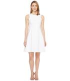 Calvin Klein - Square Armhole Fit Flare Dress