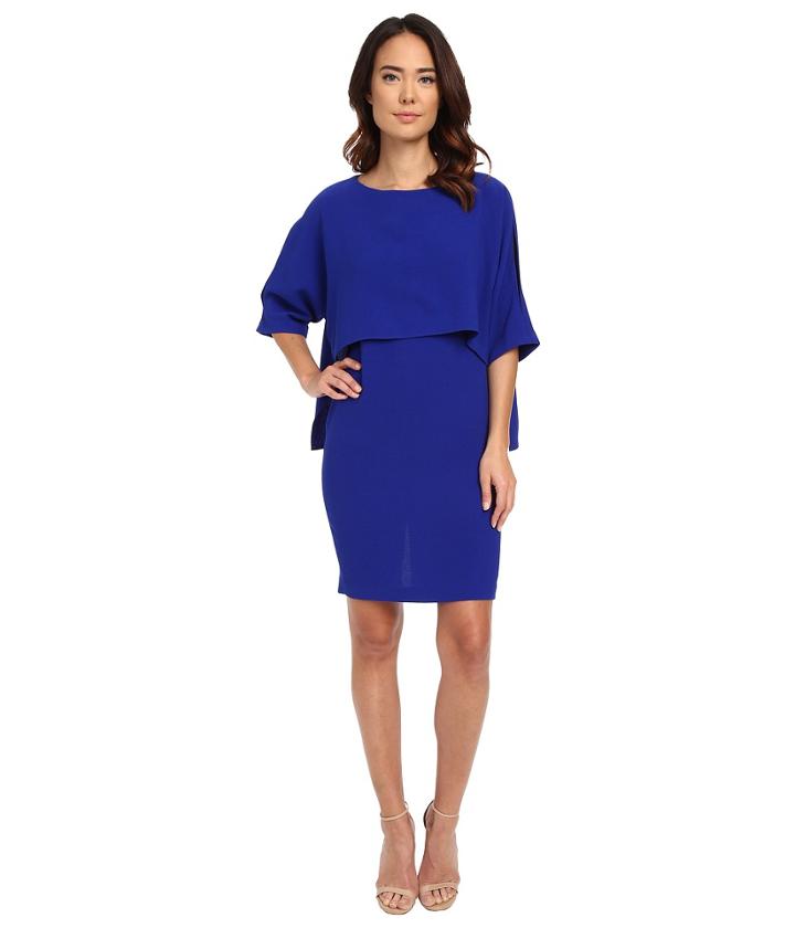 Adrianna Papell - Draped Blouson Sheath Dress