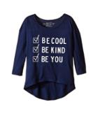 The Original Retro Brand Kids - Be Cool Be Kind Be You Dolman 3/4 Tee