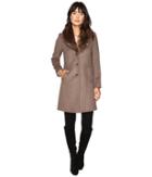 Lauren Ralph Lauren - Shawl Collar Faux Fur Reefer