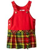 Junior Gaultier - Overall Dress With Plaid Skirt