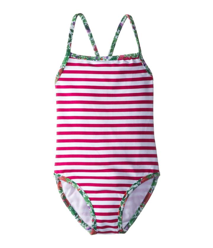 Oscar De La Renta - Stripe Classic Swimsuit