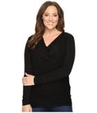 Stetson - Plus Size Rayon Jersey Long Sleeve Blouse