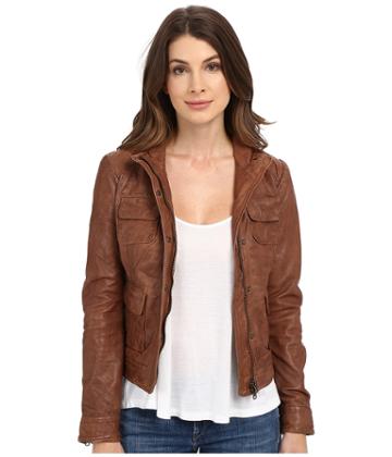 Lucky Brand - Derby Leather Jacket