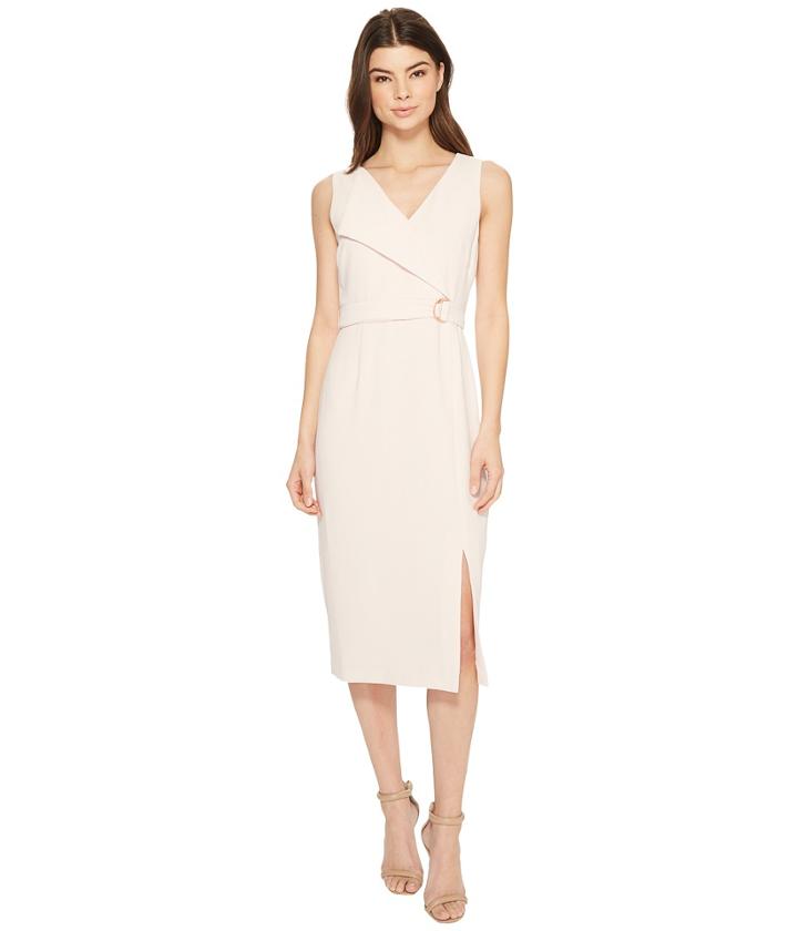 Adrianna Papell - Cameron Textured Woven Wrap Sheath