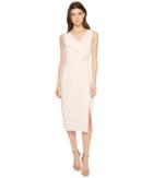 Adrianna Papell - Cameron Textured Woven Wrap Sheath