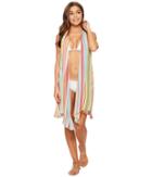 Vince Camuto - Cabana Stripes Wrap Cover-up Dress