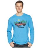 Life Is Good - Fishing Truck Long Sleeve Crusher Tee