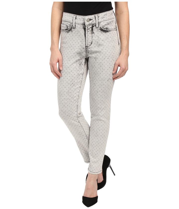Nydj Petite - Petite Clarissa Ankle In Metal Polka Dot