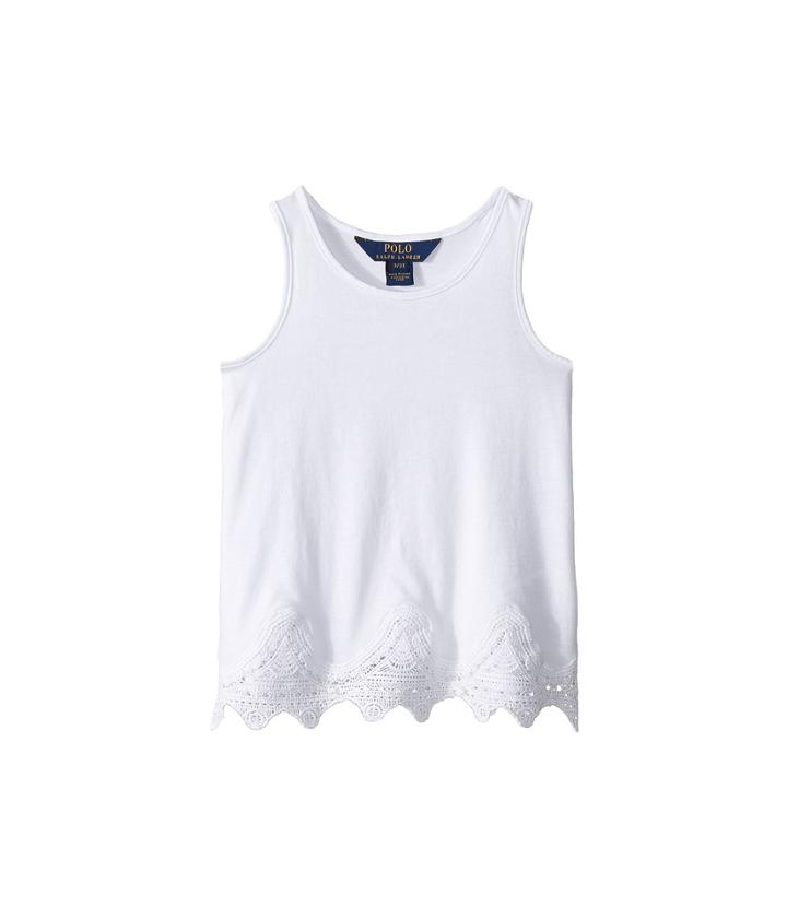 Polo Ralph Lauren Kids - Jersey Lace Tank Top