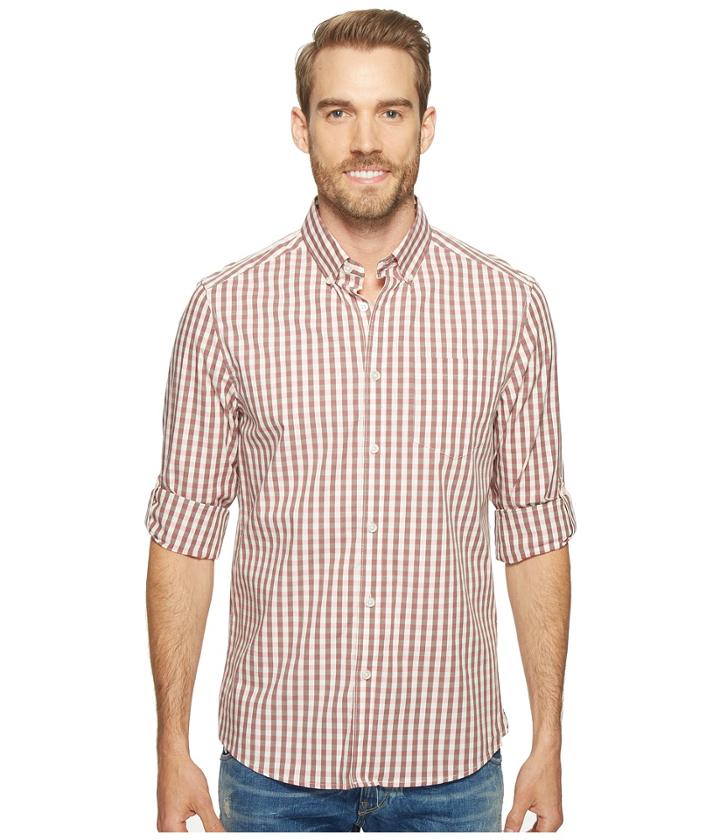 Kenneth Cole Sportswear - Long Sleeve Irridescent Check Shirt
