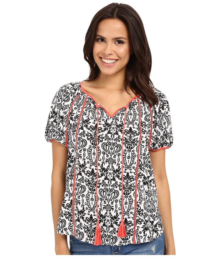 Rock And Roll Cowgirl - Short Sleeve Blouse B4-6386