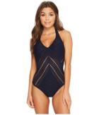 Robin Piccone - Clarissa Halter Crochet One-piece