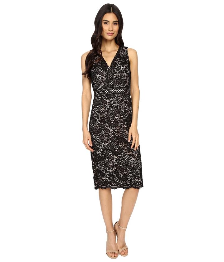 Maggy London - Spanish Scroll Lace Sheath Dress