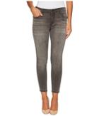 Kut From The Kloth - Petite Donna High-rise Ankle Skinny In Meritorious W/ Grey Base Wash