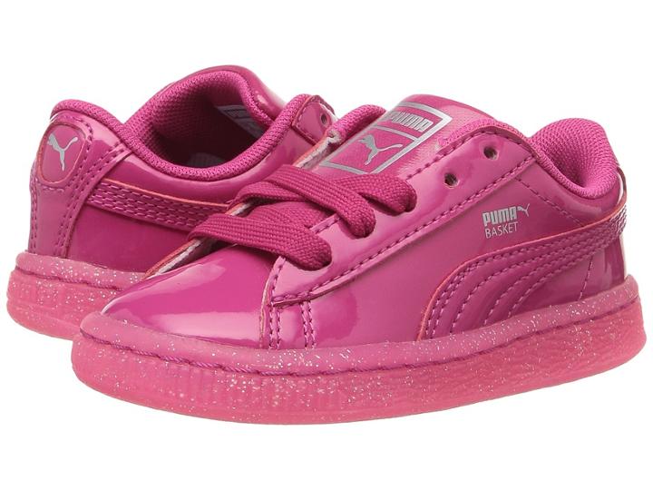 Puma Kids - Basket Patent Iced Glitter Inf