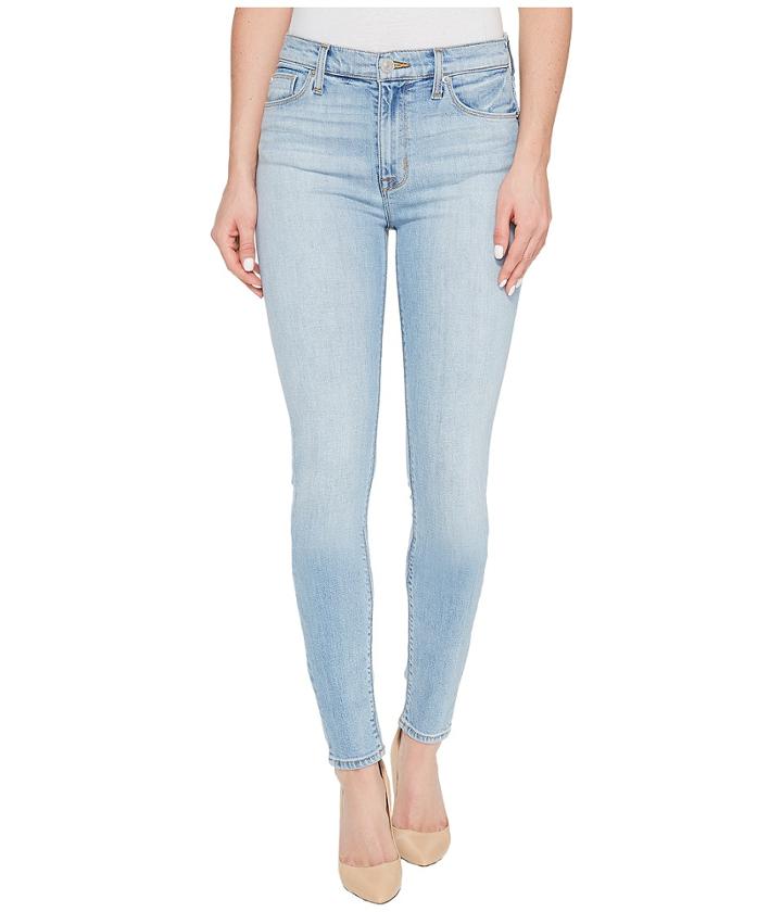 Hudson - Barbara High Waist Super Skinny Five-pocket Jeans In Seventeen