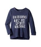 The Original Retro Brand Kids - Unicorns Are My Spirit Animal 3/4 Pullover