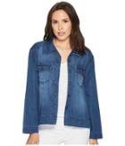 Liverpool - Cropped Trapeze Jacket With Front Chest Pockets In Modal-soft Dressing