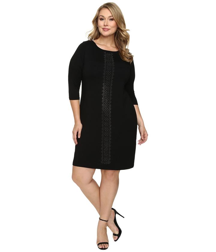 Karen Kane Plus - Plus Size Embellished Sheath Dress