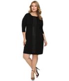 Karen Kane Plus - Plus Size Embellished Sheath Dress